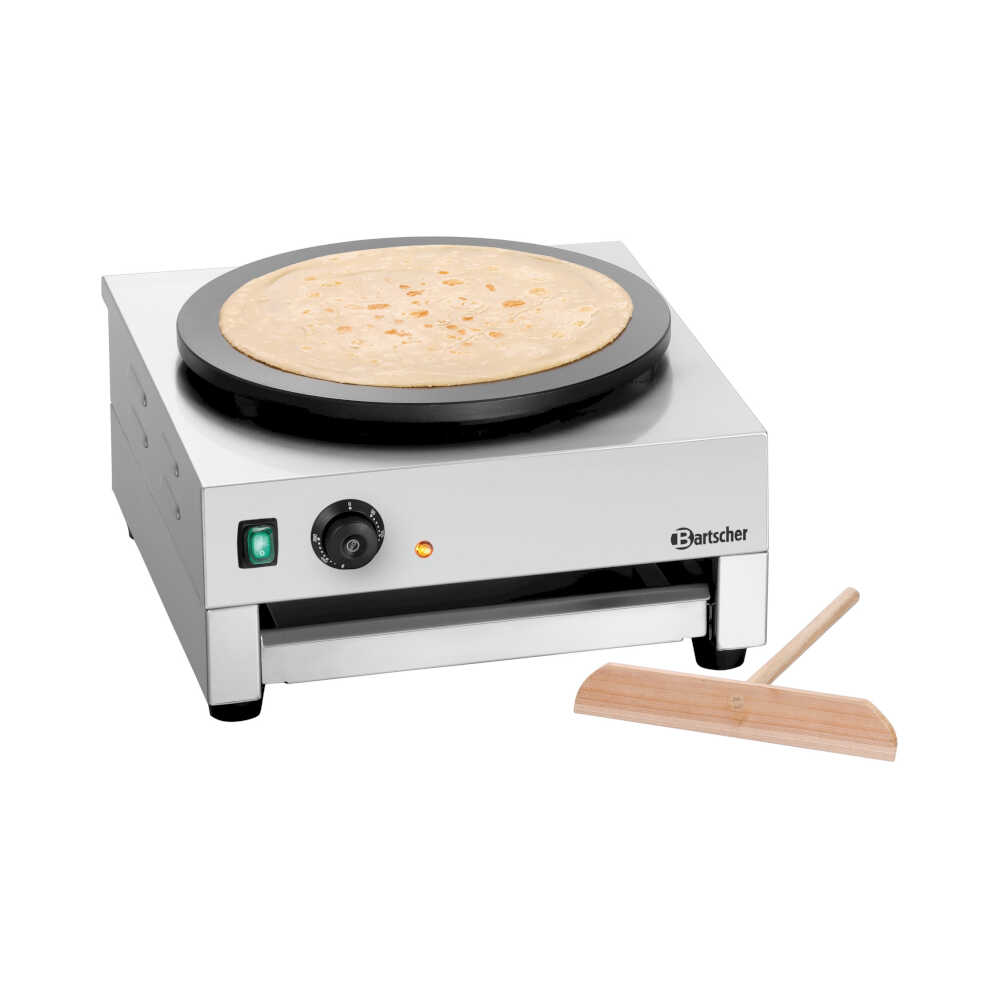 Bartscher Crêpe-Backgerät 1CP400, 1Platte mit 400mm, 3,0KW, 230V