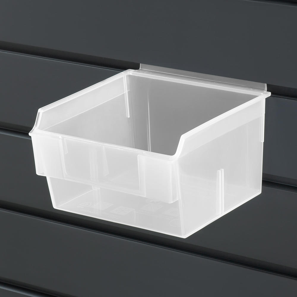 Box 100 aus Polypropylen - Schwarz oder Transparent