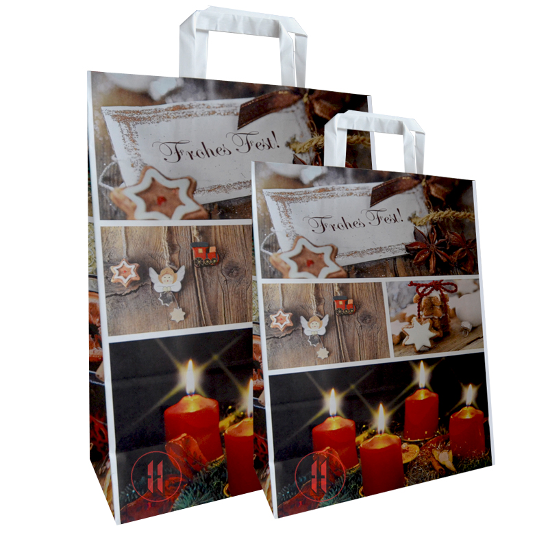 Papiertragetasche Weihnachtscollage