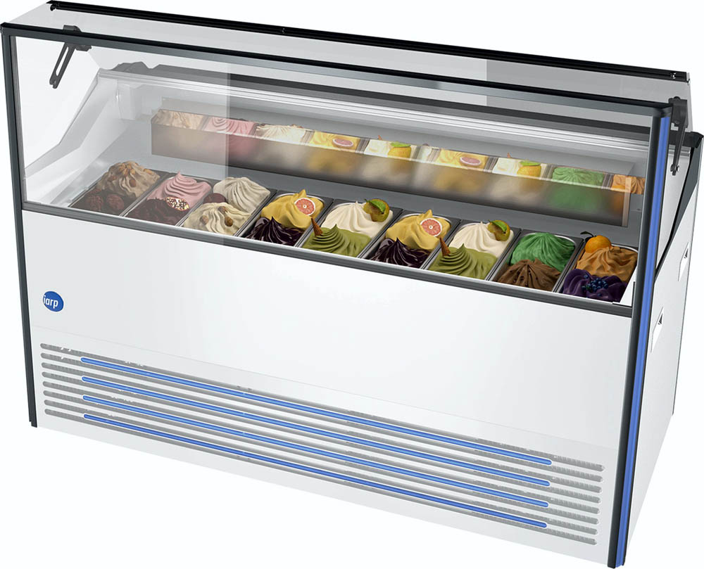 Speiseeis-Vitrine Delight 9 Lite, Breite 1663 mm - iarp