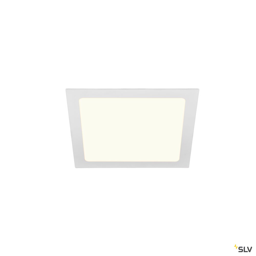 SENSER (12,18,24), Indoor LED Deckeneinbauleuchte, eckig, weiß, 3000/4000K, in 3 Größen