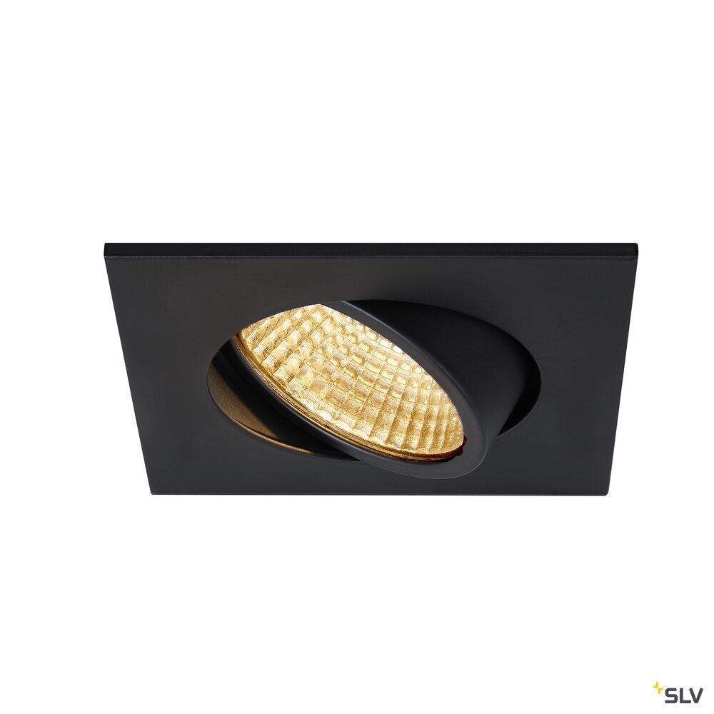 NEW TRIA 68 I CS, Indoor LED Deckeneinbauleuchte eckig 2700K 38° inkl. Treiber Clipfedern