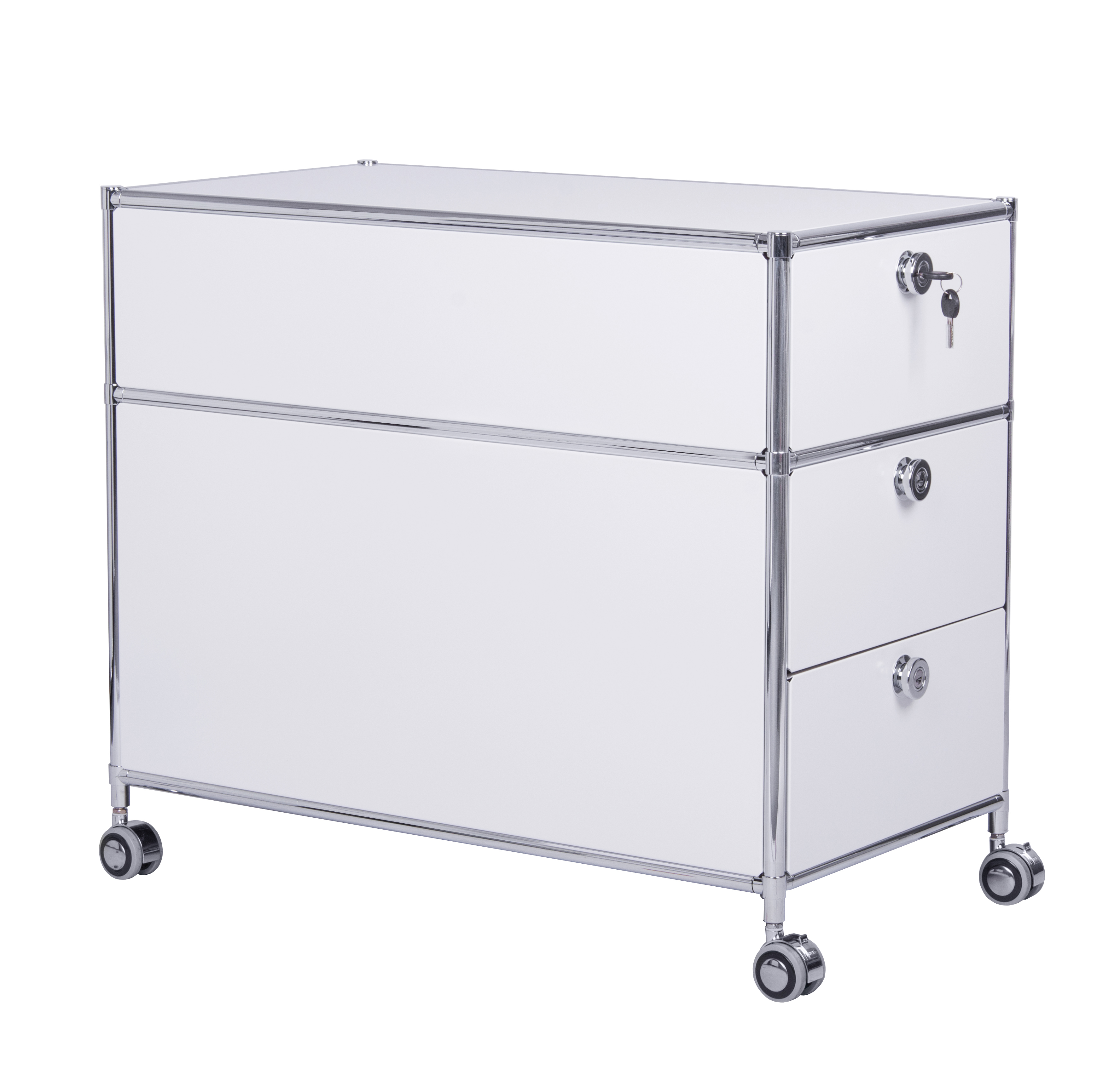 System4 Rollcontainer 77cm tief 3 Schubladen