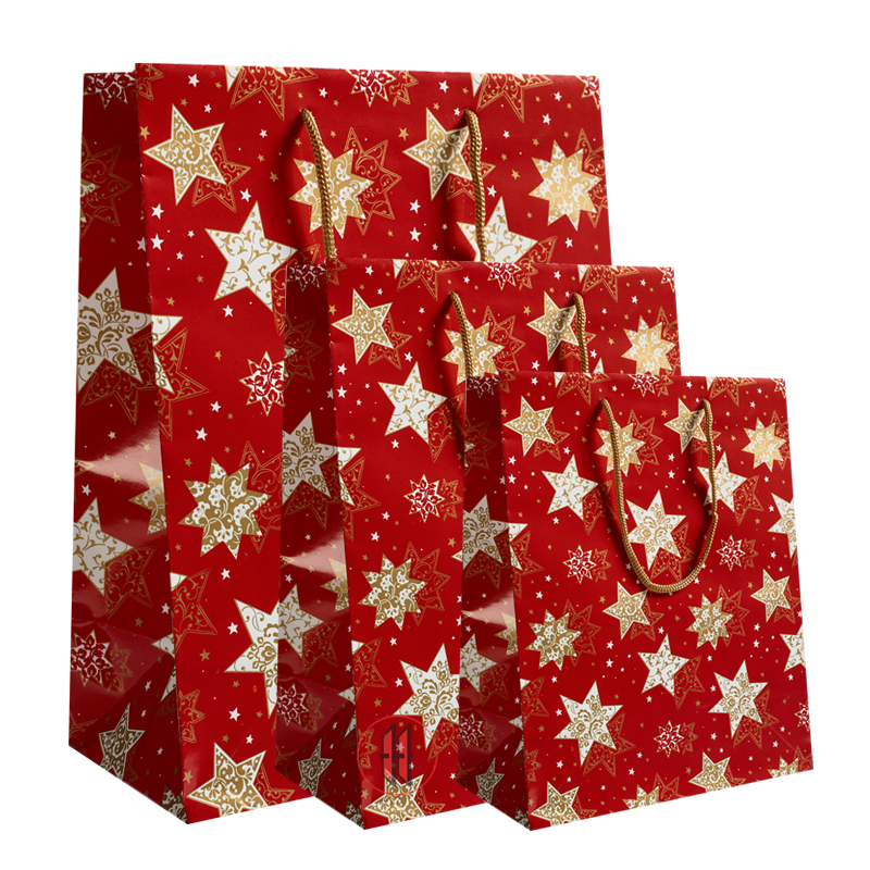 Weihnachtstasche rot (20 Stück)