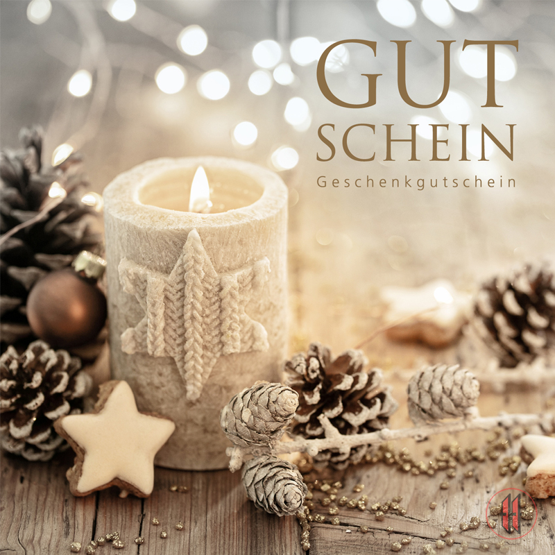Geschenkgutschein Kerze/Stern x-mas (12 Stück)