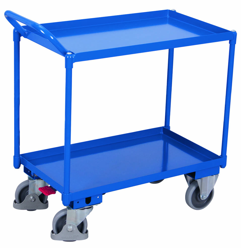 VARIOfit Tischwagen mit 2 Ladeflächen