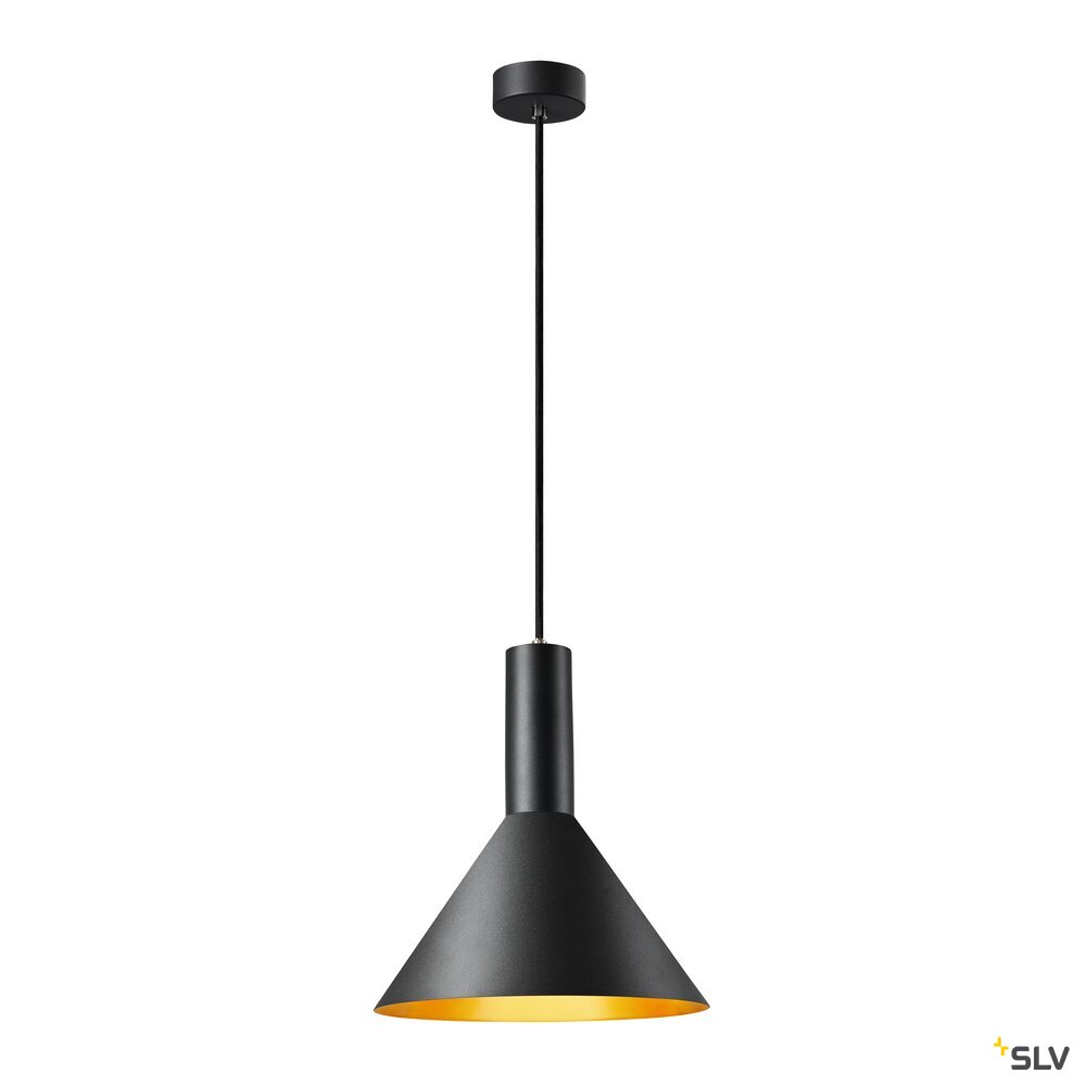 PHELIA 20, Indoor Pendelleuchte, schwarz/gold