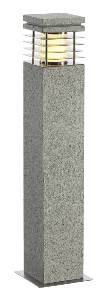 ARROCK GRANITE 70 Stehleuchte Granit, salt & pepper, E27, max. 15W
