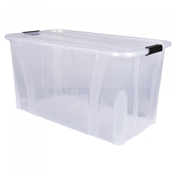 Master Box transparent mit Deckel 80L