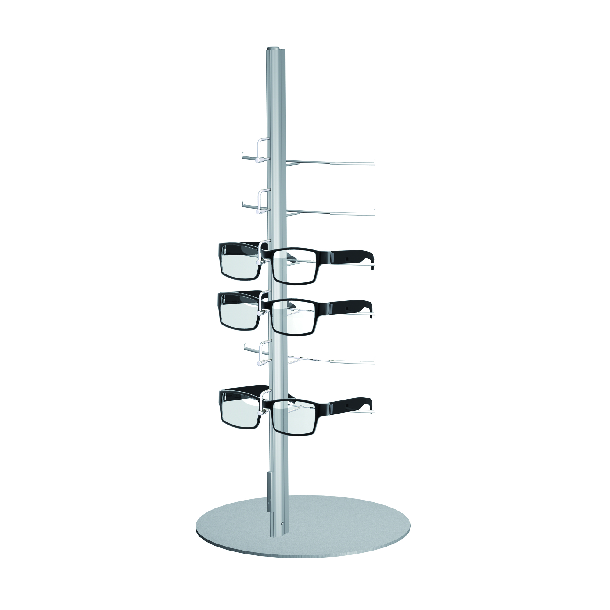 Tischaufsteller MT-6 für 6 Brillen