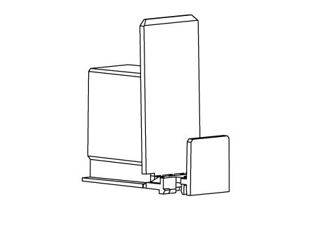 Vorschub mit Feder + S - PRV + S Slim H20 mit Front 20mm