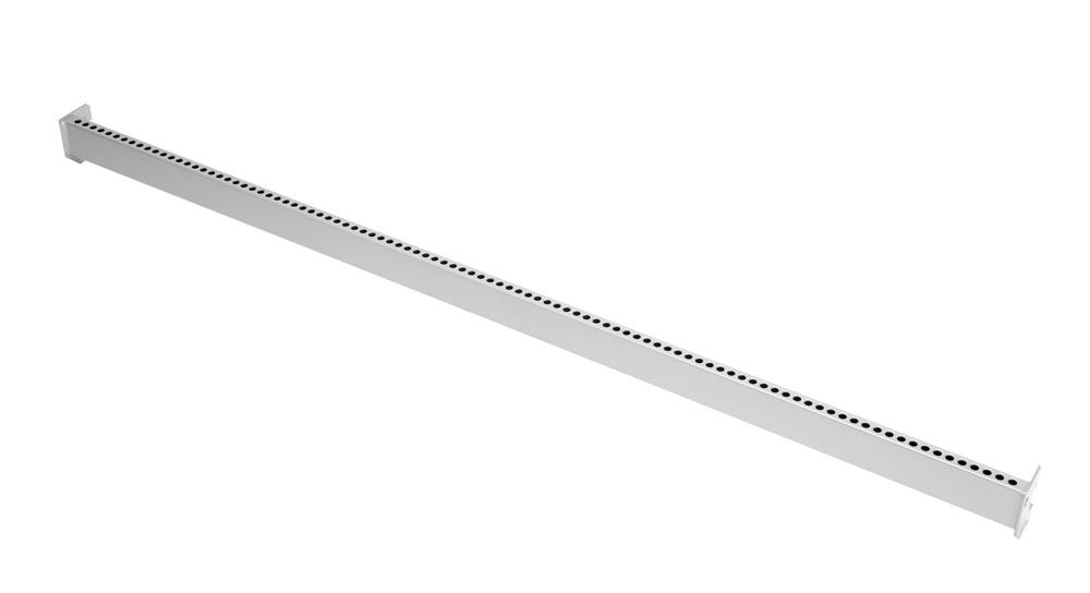 Trageschiene gelocht aus 50 x 20 mm Rechteckrohr