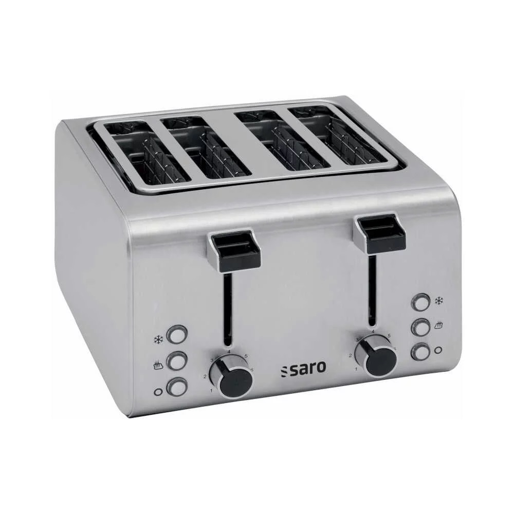 Saro Toaster ARIS 4 Toastschlitze, 1,6KW / 230V, 273 x 282 x 186 mm