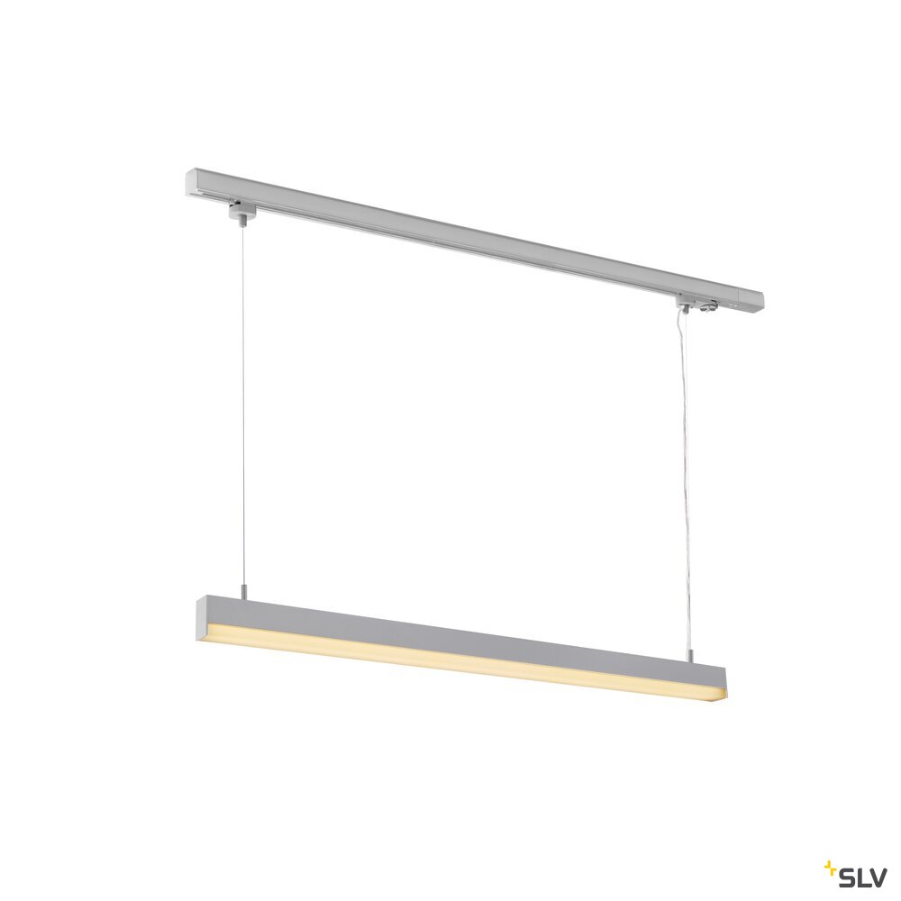 SIGHT TRACK, silbergrau, 3000K, 40W, inkl. 3P.-Adapter