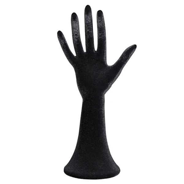 Schmuckhand schwarz stehend 35cm
