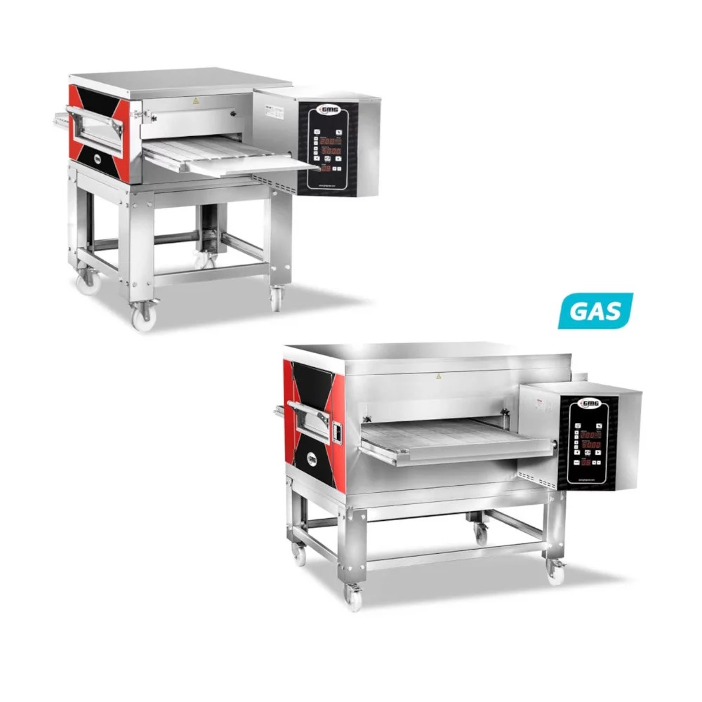GMG Durchlauf-Pizzaofen COG-COE für 40 - 135 Pizzen á 30cm pro Stunde, Elektro oder Gas