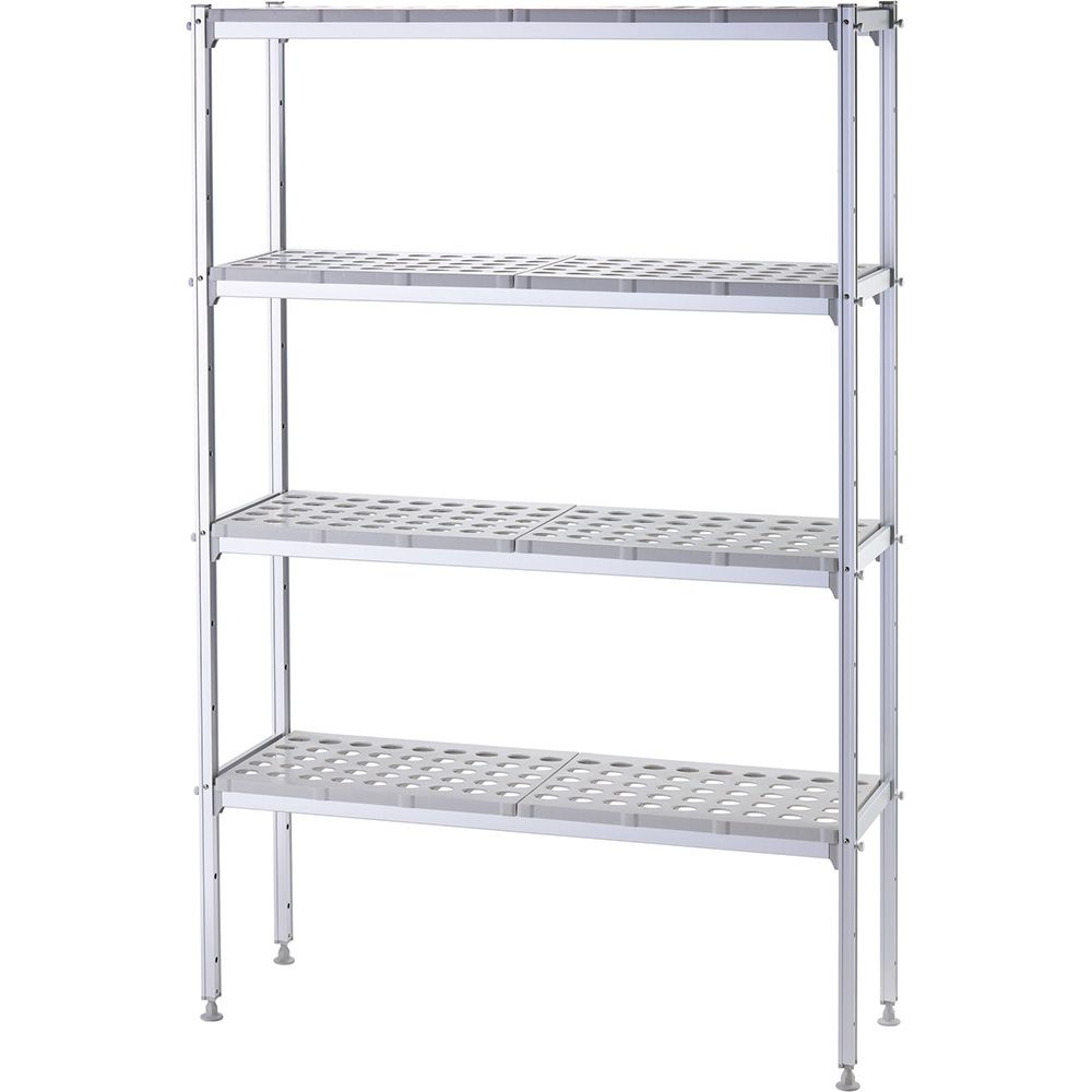 Lagerregal mit GN1/1 - 1120x360x1800 mm (BxTxH)