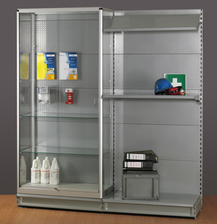 Tegometall Vitrine, Höhe 208cm