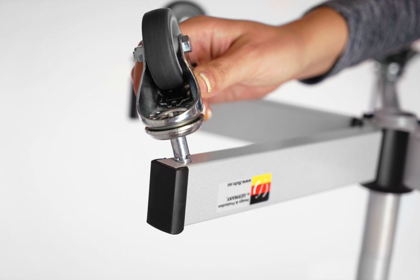 Steckbare Metall-Gummi-Rollen für Kartenständer