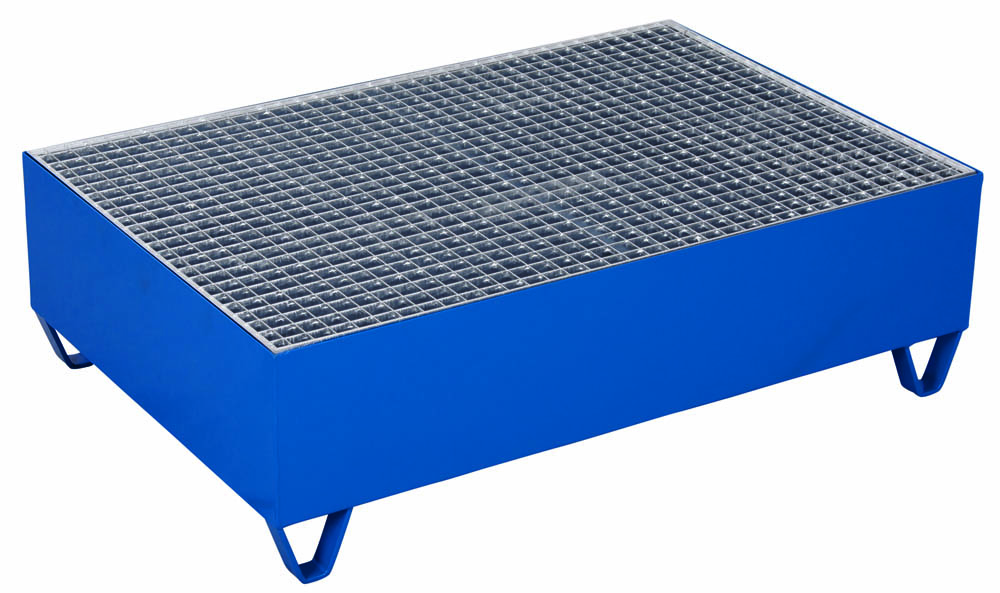 VARIOfit Auffangwanne mit Gitterrost für 2 Fässer a 200 l