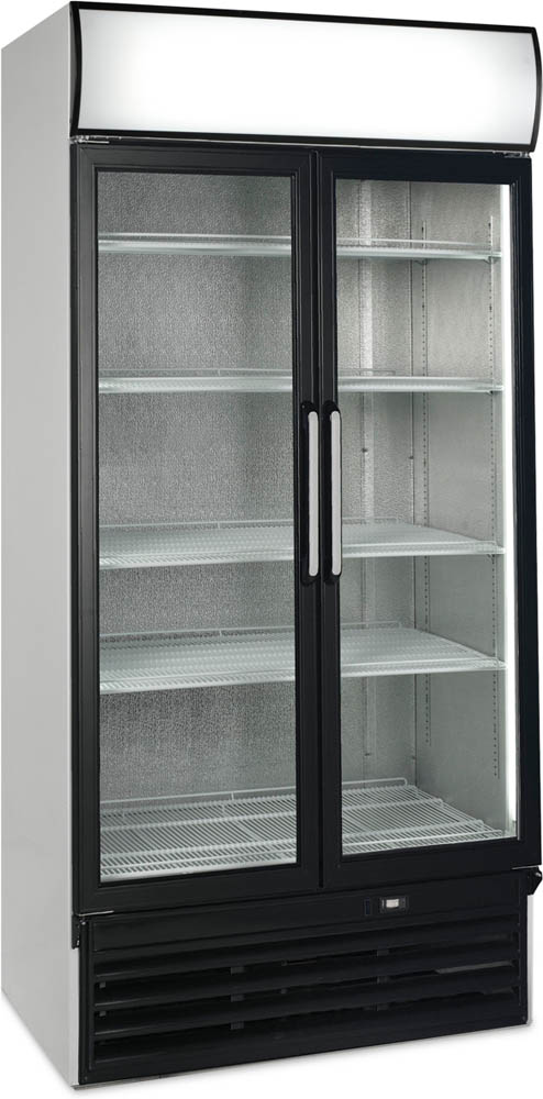 Glastür-Kühlschrank HL 1000 GL, Breite 1000 mm - Esta