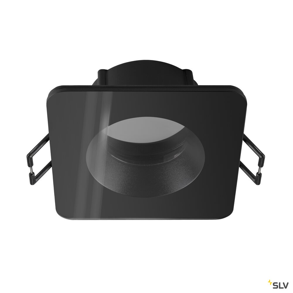 NEW TRIA® 68, Deckeneinbauring, L: 8.3 B: 8.3 H: 3.55 cm, IP 65, inkl. Glas, schwarz und weiß