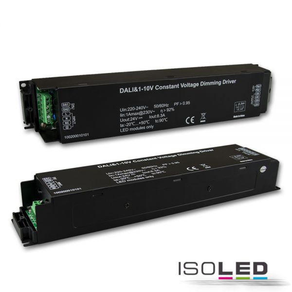 Trafo 24V/DC, 0-200W, IP20, 0-10V/DALI dimmbar