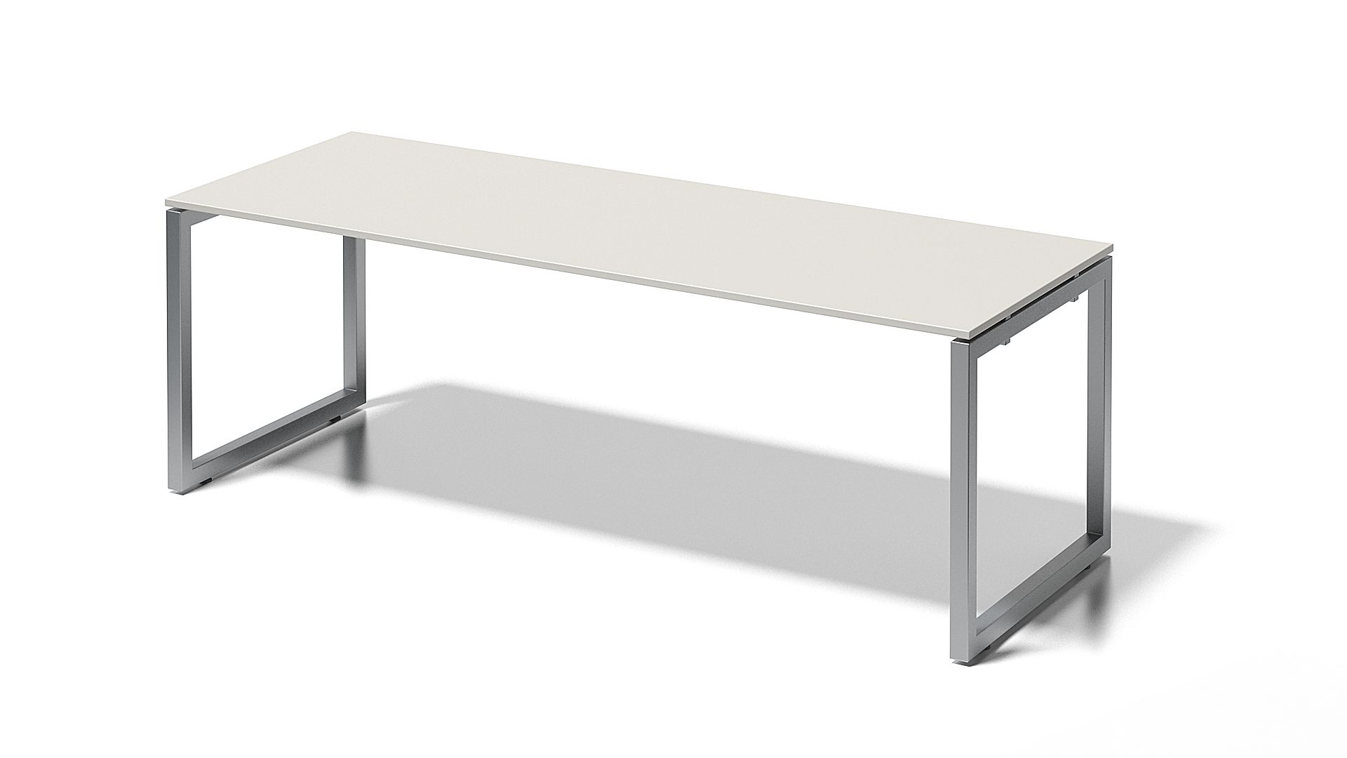 Schreibtisch Cito mit O-Gestell 220 x 80cm