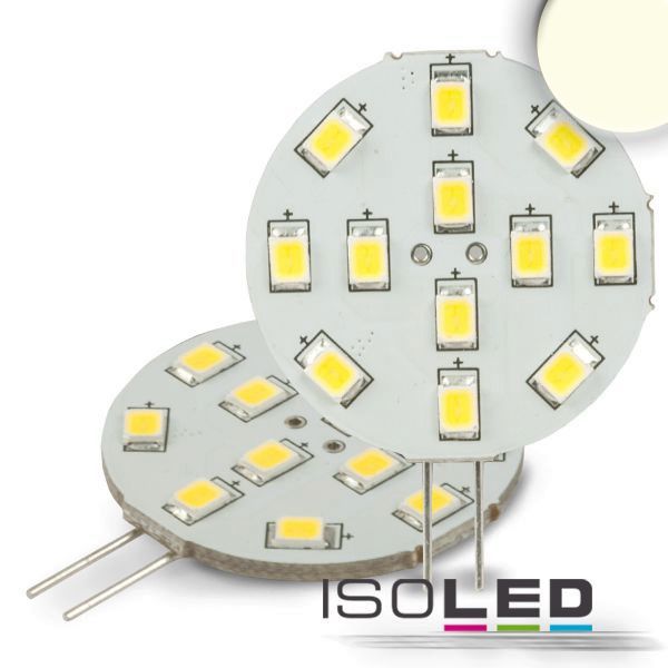 G4 LED 12SMD, 2W, neutralweiß, Pin seitlich