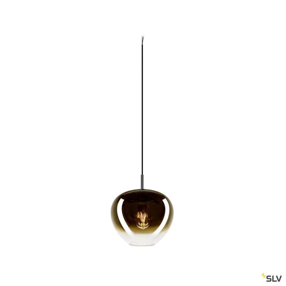 PANTILO CONVEX 29, Pendelleuchte, 250cm, E27, max. 40W, gold