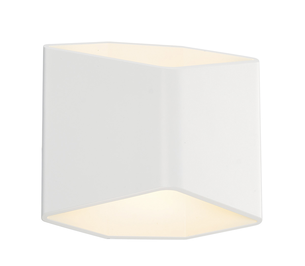CARISO LED Wandleuchte 2, weiss, 7,5W LED, 3000K