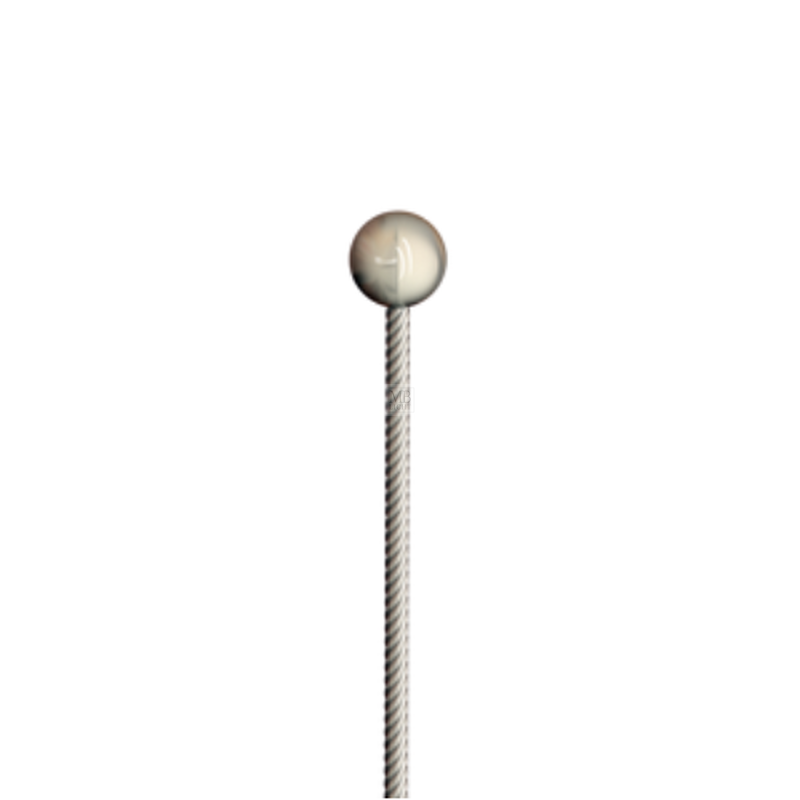 Drahtseil ø 1,8 mm, mit Kugelnippel ø 5,0 mm