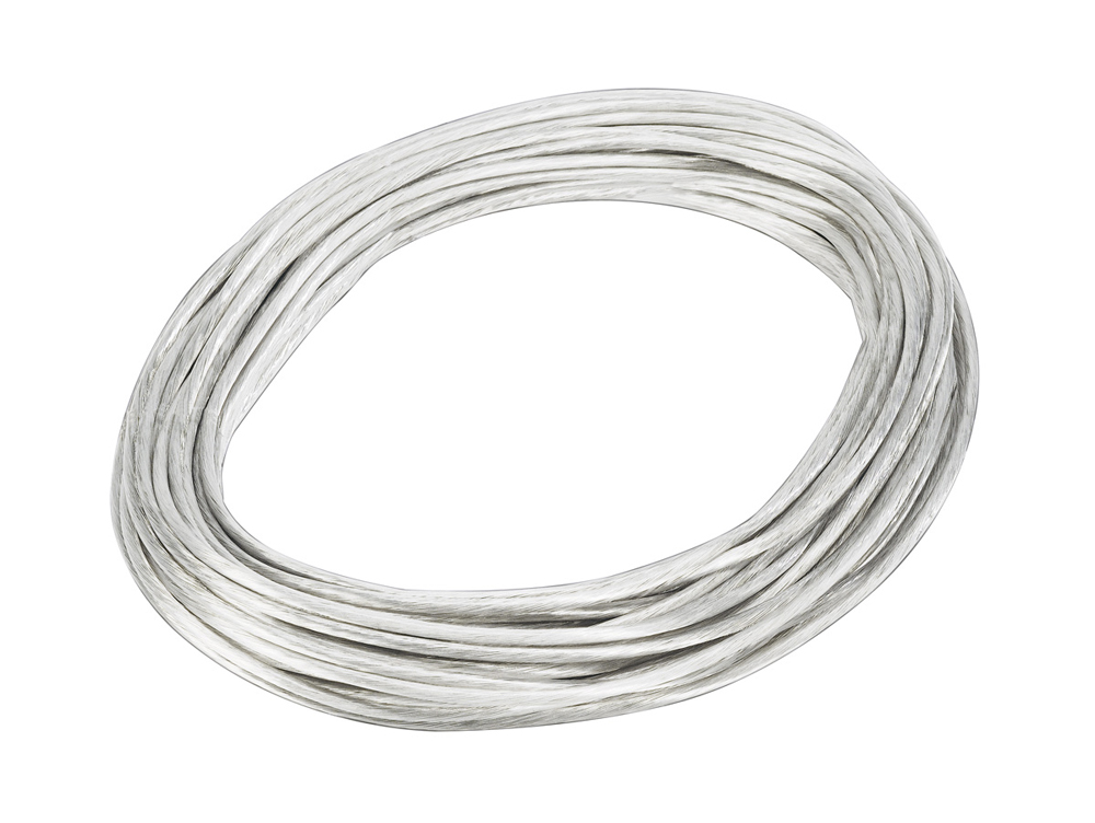 NIEDERVOLT-SEIL, für TENSEO Niedervolt-Seilsystem, weiß, 6mm², 20m