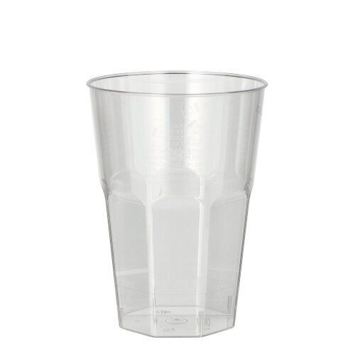 Becher für Latte Macchiato, PS 0,3 l Ø 8 cm x 11 cm glasklar, VPE= 450 Stück (15x30)
