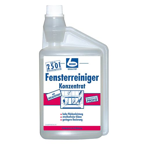 Dr. Becher Fensterreiniger Konzentrat 1l Dosierflasche