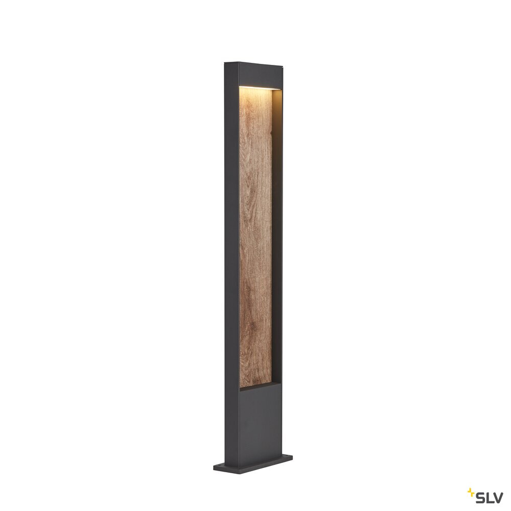 FLATT POLE 100, Outdoor LED Stehleuchte, 3000K, IP65, anthrazit/braun