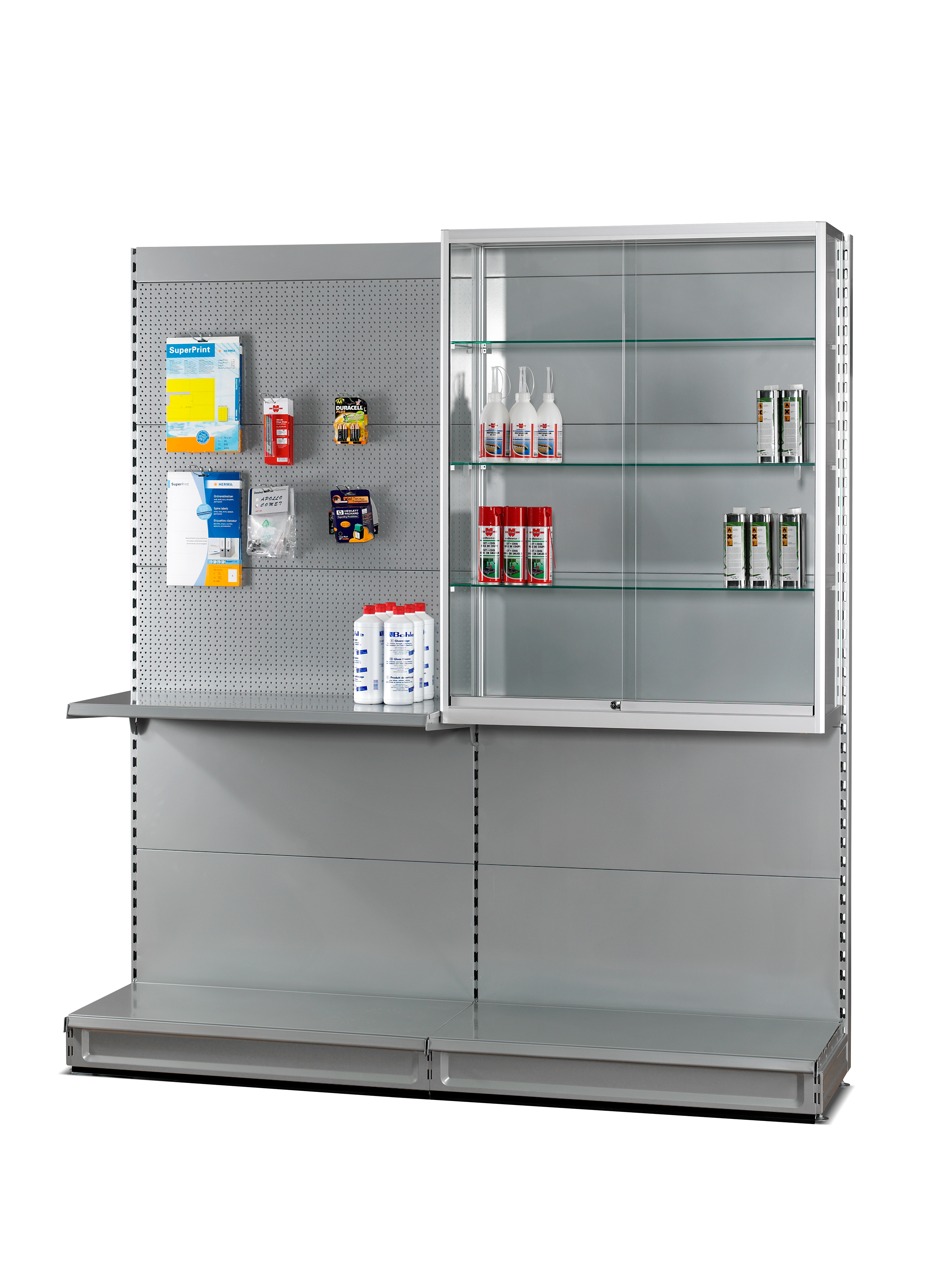 Tegometall Vitrine – Höhe 128cm