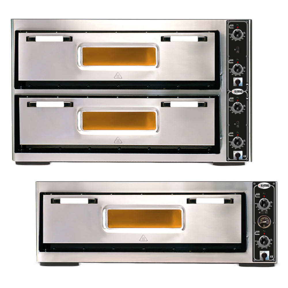 GMG Pizzaofen PF9292 für 9 - 18 Pizzen à Ø 30cm, 1 oder 2 Backkammern, Serie Classic, 400V