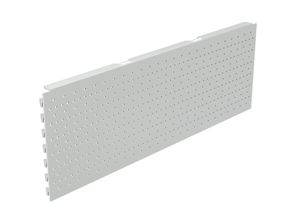 Tegometall Rückwand mit Rundlochung, H 40