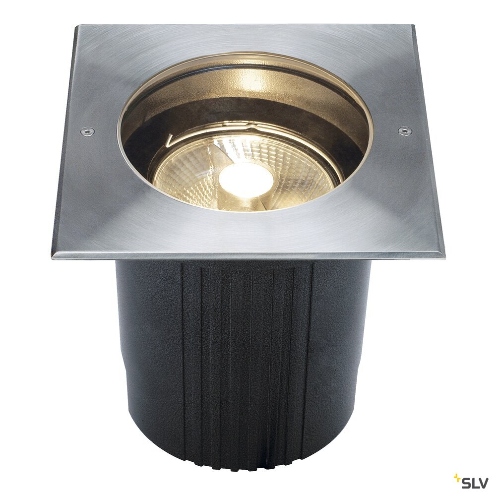 DASAR® 215, Outdoor Bodeneinbauleuchte, QPAR111, IP67, eckig, edelstahl 316, max. 75W