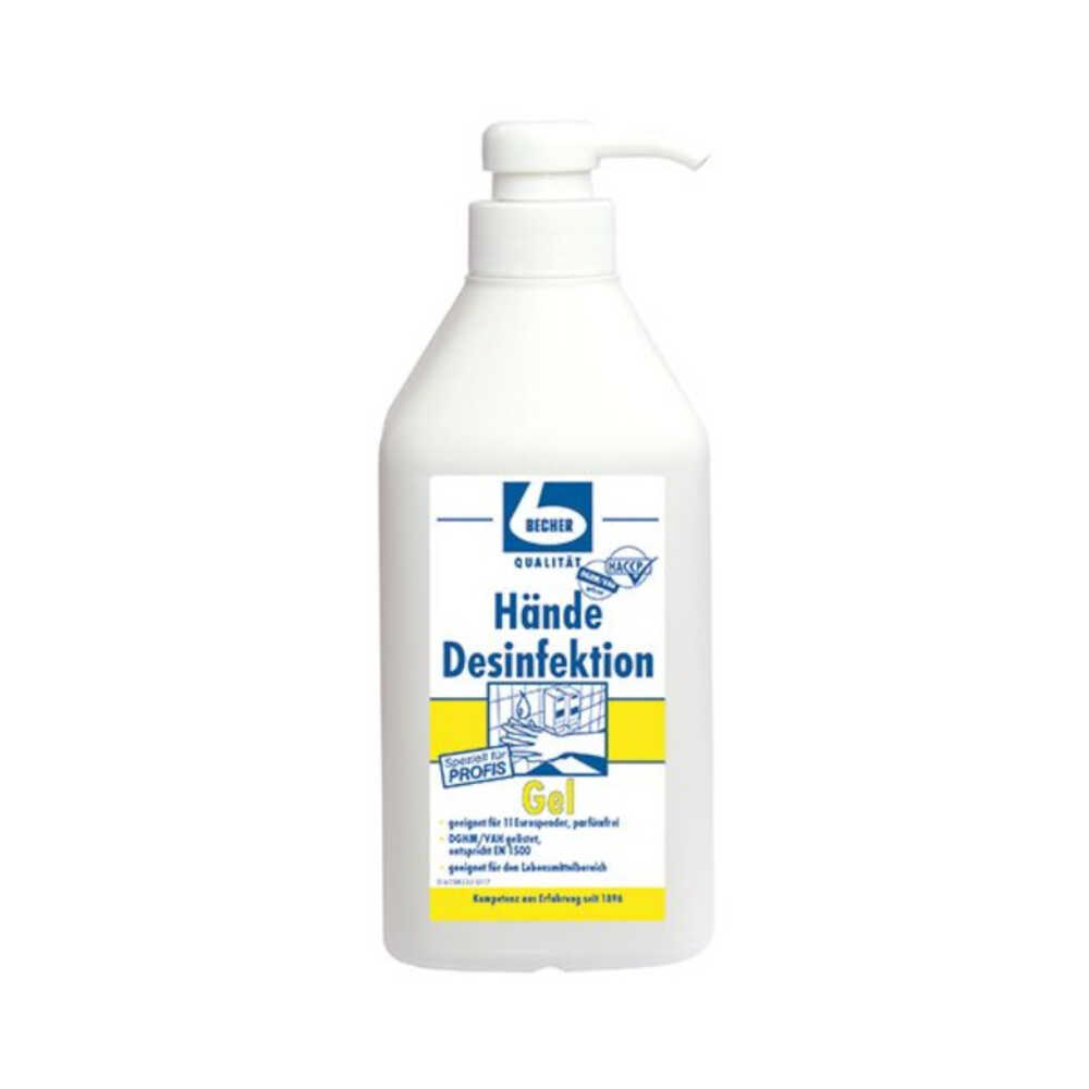 "Dr. Becher" Hände Desinfektion 5 l Gel, 1 VPE= 1 Stück (1x 1)