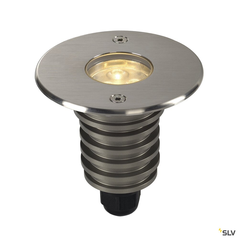 DASAR® 920, HV Outdoor LED Bodeneinbauleuchte, LED, 3000K, IP67, rund, Blende edelstahl gebürstet, 230V, 5,6W