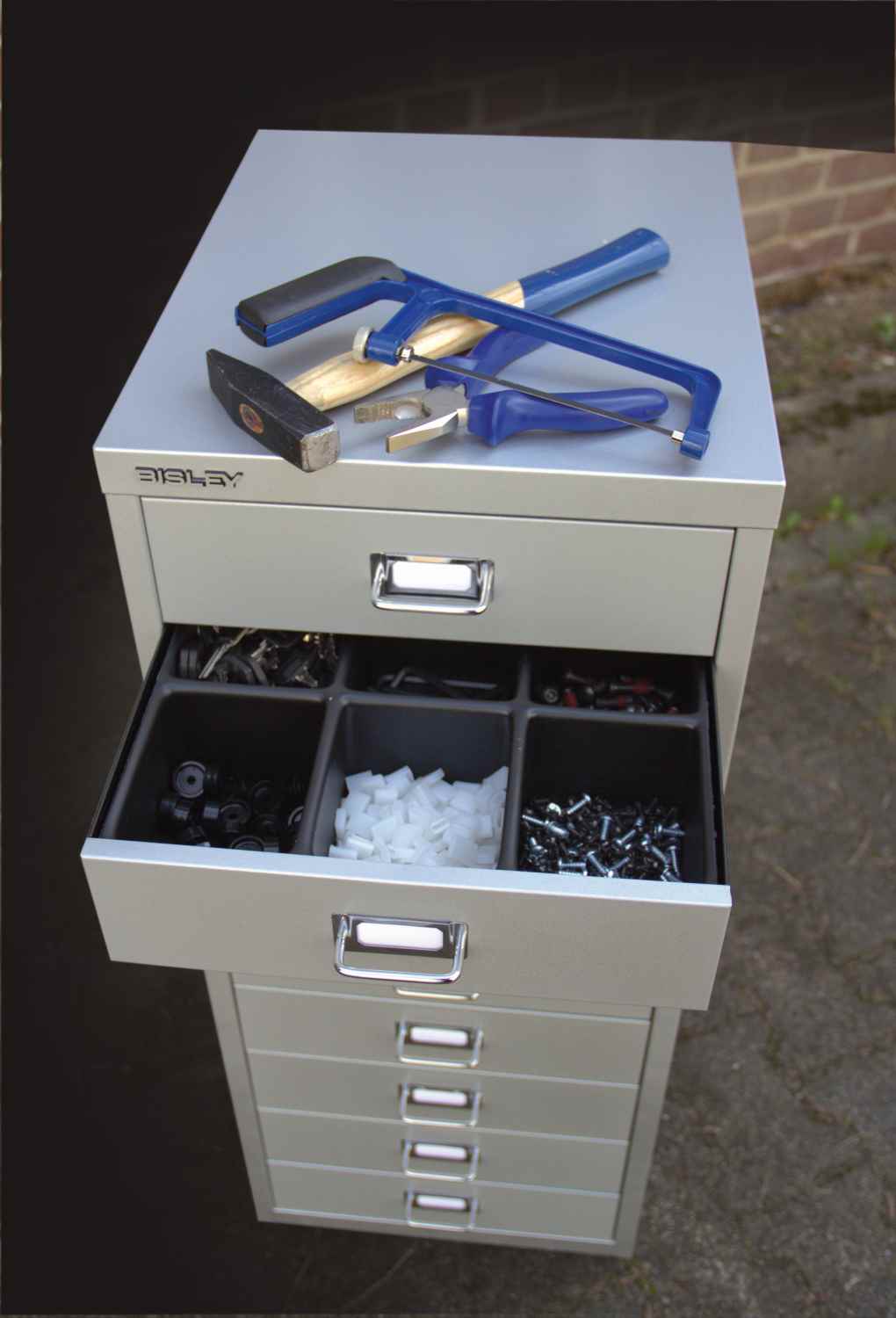 Bisley MultiDrawer™ 29er Serie mit Sockel - DIN A4 mit 6 Schubladen