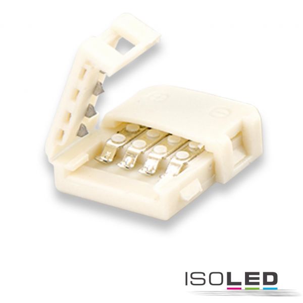 Flexband Clip-Verbinder 2-polig, weiß für Breite 10mm