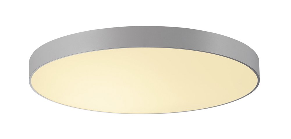 MEDO 90 LED Deckenleuchte, silbergrau, optional abpendel- bar