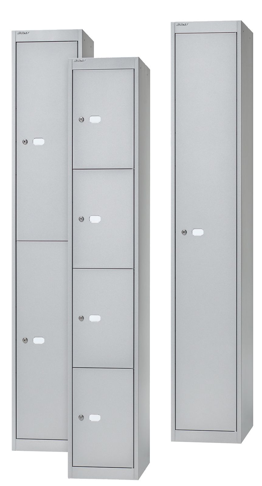 Bisley Garderobenschrank Office mit 1 Abteil und 1 Fach - 457mm Tiefe