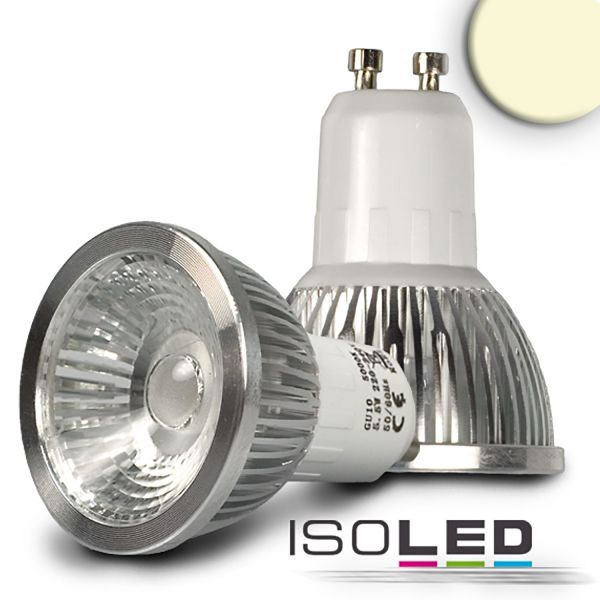 GU10 LED Strahler 5,5W COB, 70°, warmweiß, dimmbar