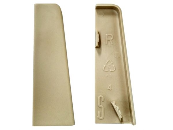 Endkappe Ahorn 58er 2St., Equipped Ecken 58 mm Höhe