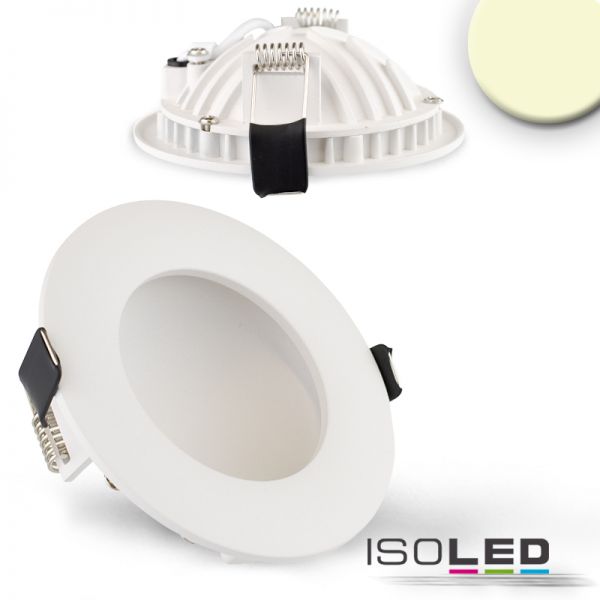 LED Downlight LUNA 8W, weiß, indirektes Licht, warmweiß, dimmbar
