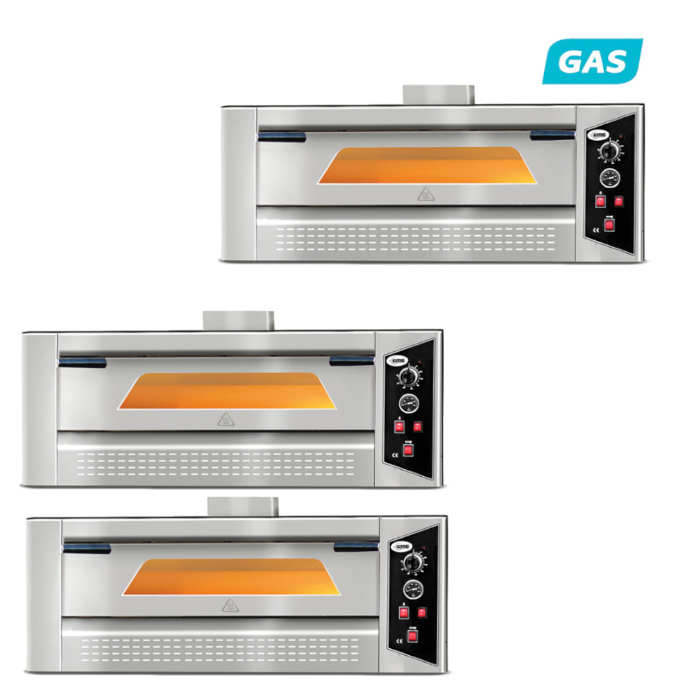 GMG Gas Pizzaofen PFG 1 oder 2 Backdecks für 4 – 18 Pizzen à Ø 30cm